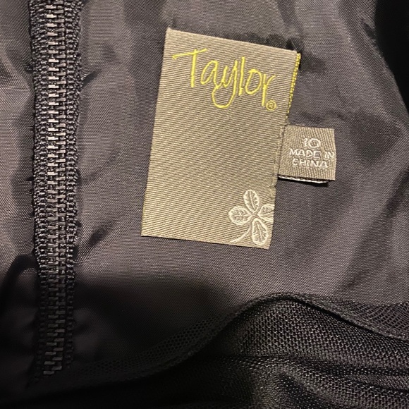 Taylor Fit & Flare Black Dress - Picture 4 of 5